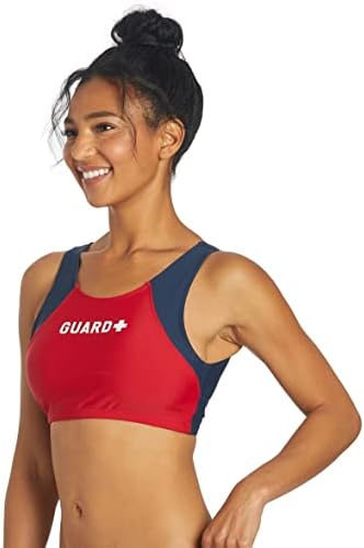 Guard Active High Neck Crop Bikini Top