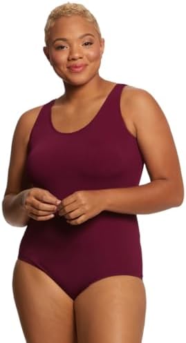 Plus Size HydroLast Chlorine Resistant conservative Scoop B…