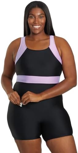 Plus Size Unitard One Piece Swimsuit
