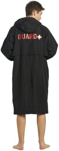 Unisex Swim Guard Parka with Plush Fleece Lining