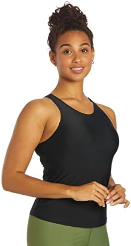 Women Active High Neck Tankini Top