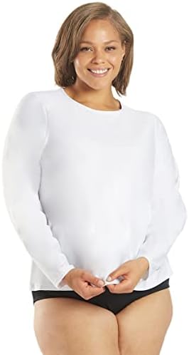 Women's Plus Size L/S UPF 50+ Comfort Fit Rashguard