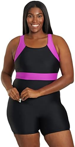 Women's Plus Size Unitard One Piece Swimsuit