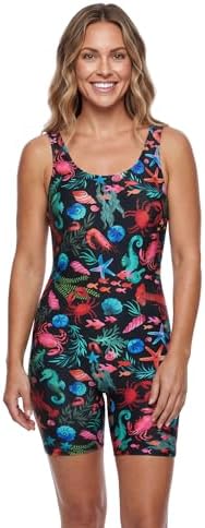 Women's Unitard Printed One Piece Swimsuit
